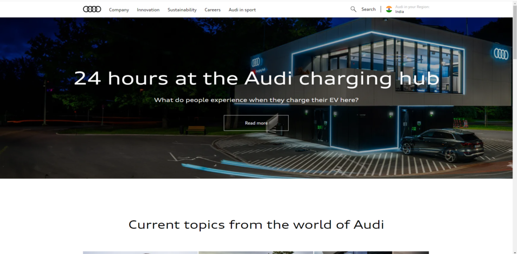 AUDI LUXURY CAR COMPANY SUCCESS STORY